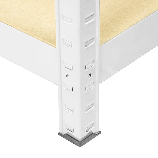 regał metalowy z półką HDF